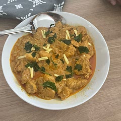 This tasted great. I would say it’s giving more qorma vibes than butter chicken but it’s good non the less