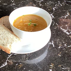 A very easy and simple recipe. The soup was very thick, but that’s how we like it. I’ll make greater quantity the next time and freeze it.