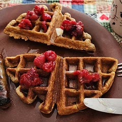 These were awesome! Will double next time so i have a few to feeeze. The only change i made was to add 1/2 top cinnamon. 