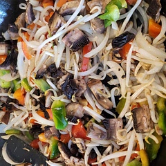 Fish sauce instead of rice vinegar and Korean vermicelli noodles