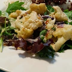 We aren't fans of whole chickpeas, and didn't have any, so I omitted them entirely, however this was a sure hit. Served on top of a 50/50 spring and baby spinach salad mix, will definitely make it again and again!