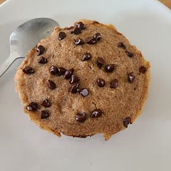I cooked it in the microwave for 3minutes (4x45s) it's very soft and tasty,
I also added some chocolate chips because why not.
Highly recommended, thank you for this recipe ^^ 
