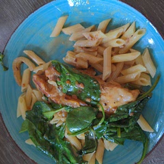 I should of chopped up the tomatoes smaller Ave added more Basil but I love how unique it tastes 