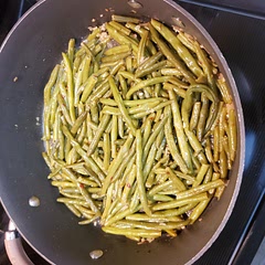 Green beans were delicious! Followed the recipe except for I added a little chopped onion and a little chicken broth.  Very easy to make. Thanks so much