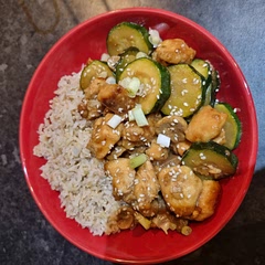 Enjoyed by the whole family, especially our 3 year old son (minus the sesame seeds). 
Very easy and quick to make and delicious. Will definitely make again 😊