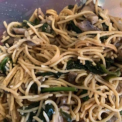 Used protein pasta added jalapeño peppers and low sodium soy sauce it was good 7/10