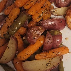 Really yummy could use a little garlic powder or garlic salt but otherwise good