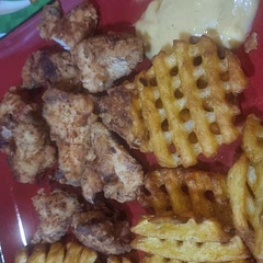 This was so tasty definitely be making this again kids loved it done mine with cross chips 