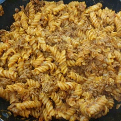 This tasted really nice and was easy to make. Me, my partner and my kids all enjoyed it. It wasn't spicy at all in my opinion. It was very filling though. Will definitely make this again