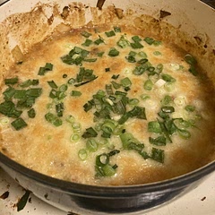 Doubled it for leftovers and used a dutch oven -- delicious! Definitely add about half the salt or less, though, as even with only 3/4 the salt in the recipe it was pretty salty.