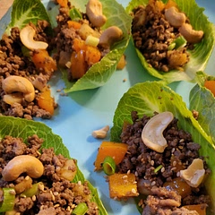 Oh. My. Goodness! So I had VERY limited time and a gluten free/ dairy free guest over to the house and we all RAVED over these wraps! The flavor was PERFECTLY balanced and just right for a spring evening!