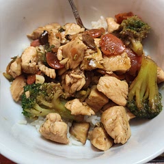 This was delicious! We put it on top of white rice. 
