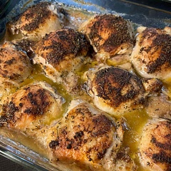Good easy meal that’s kid friendly. The gravy didn’t look too great at first - I added more flour and whisked it in. Served with rice and salad.
