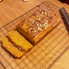 It's perfect!

Fun add-on (totally optional): Before baking, I sprinkled a generous amount of a sugar, cinnamon, and oats blend on top of it. Makes the experience a whole lot better!