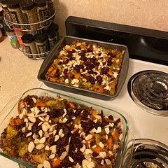 It made a lot, added some extra seasoning to it onion powder and garlic powder to taste. And some curry mix.