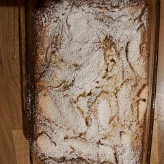 It was very delicious and moist, it was crispy at the top and nice and fluffy underneath. 