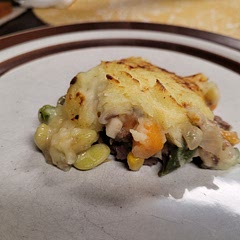 This was delicious. I added American cheese to the potatoes and sprinkled Parmesan on top. Will definitely make it again. 