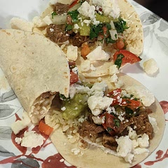 Yum!  Just the right amount of spice.  
Served it with home made pico de gallo, cilantro lime rice, guac and queso fresco. 