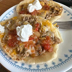 I don’t really care for pork but this was delicious and only a total of 10 minutes actual work . Perfect to put in the crockpot to have ready when you get home from work!!