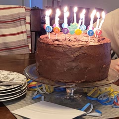 This cake was loved by all super chocolate and moist.  I only used 5 cups of icing sugar so it wasn't too sweet.  I also replaced the eggs with yogurt and made a buttermilk alternative with milk and lemon juice   