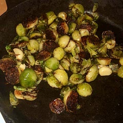 These were phenomenal! I used a balsamic glaze in place if the balsamic vinegar. Whole family loved this including my hubby who has never liked Brussel sprouts.
