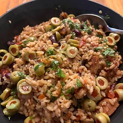 Added chorizo sausage and more parsley oil, amazing 🤗