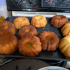 I made baby ones, cook time faster.
