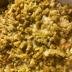 I cut down on the Swiss and used some mozzarella. I was afraid my kids wouldn't like the Swiss. 

I added some seasonings.