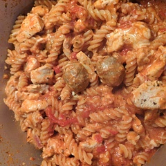 I added meatballs too. Yum!