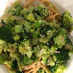 Use Asian noodles, if using broccolini use 2 heads