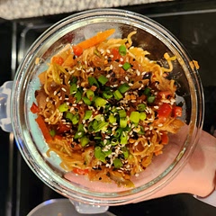 So good!! Makes a great and easy meal prep lunch.

Some slight adjustments:
- Double the sauce recipe 
- Use Broccoli Slaw instead of cabbage 
