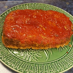 This is the best recipe I have made.  The only things I did a bit out of the ordinary were,  1. Used my homemade tomato sauce instead of ketchup and 2. Made my own panko crumbs from a day-old loaf of a baguette I had on hand. 
Very simple to assemble and cook! 
A++ rating in my book. 