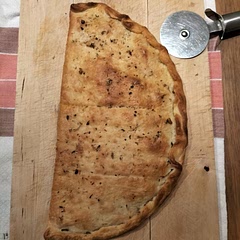 Same recipe, but since I'm not very good, I decided to make a big one. And Mama Mia.😁😁😁