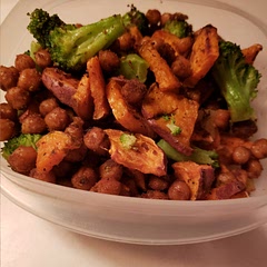 The chickpeas we're my favorite! I added lentils and used Greek yogurt instead to top it off!