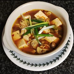 You really don't need that much soy sauce and vinegar, I also added garlic, though I cooked the chicken IN the broth for more flavour. Do add chilli flakes if you actually want the "hot" part 🤭 