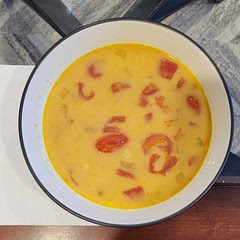 I don't think it needed quite that much lime juice. I would do just a squeeze next time. Also, want to try with red curry next time - I bet that would be good too!