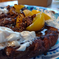 Delicious! Made mine Nutella flavored and added granola+peaches.