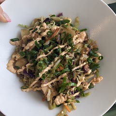 Really enjoyed this recipe. It's fresh and slightly spicy! We don't always measure everything so we added more ginger and garlic but that's how we like it!