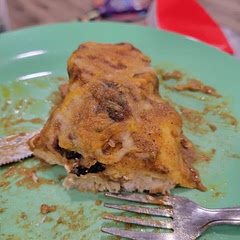 I used the whole pack of taco seasoning which made it more brown. Overall this was delicious and I'd definitely make it again.