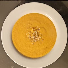 I added sesame seeds and a pinch of salt. 
