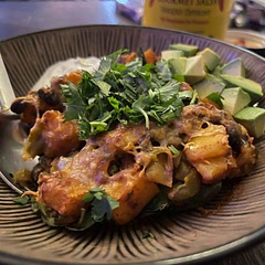 Very tasty but agree with others that the squash needed more time to cook.