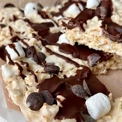 Sugar free crunchy marshmallow squares 