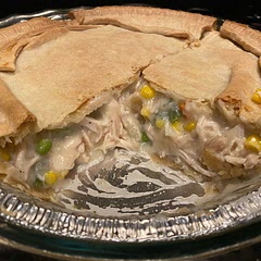 We’ve been using this recipe for years and it is a go-to. I use rotisserie chicken from Sam’s club and shred it. I’ve always used a frozen pie crust but they’ve been cracking a lot lately.. I’ll have to try the refrigerated crust or make my own!