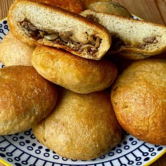 German Meat filled Bierock 