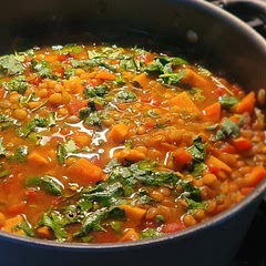 Really nice, comforting soup. Surprisingly sweet...?
I skipped the ginger per another user's suggestion and I was not missing it. 