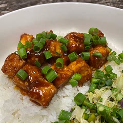 Loved this! Very easy. I cut the sauce recipe in half and I used 1 tbs gochujang and 1 tbs sugar. I also added some minced garlic and a bit more soy sauce to taste. Would definitely make again.