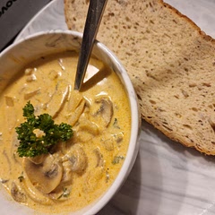 Delicious!!! I made it without rice today because I'm lazy so it's more of a soup but it's so good! 
