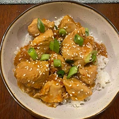 Yummy! Would marinate the chicken next time!