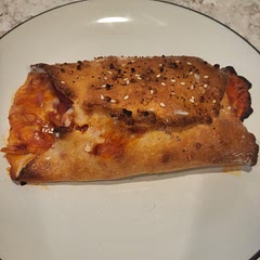 I think making the dough is more trouble than it is worth to me. These were delicious tho. I added red onion, turkey pepperoni & banana peppers. 