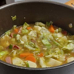 Hearty, inexpensive, and lots of leftovers.